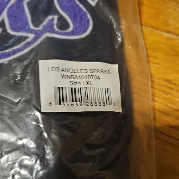 Fanatics Black Los Angeles Sparks Hoodie - Picture 2 of 2
